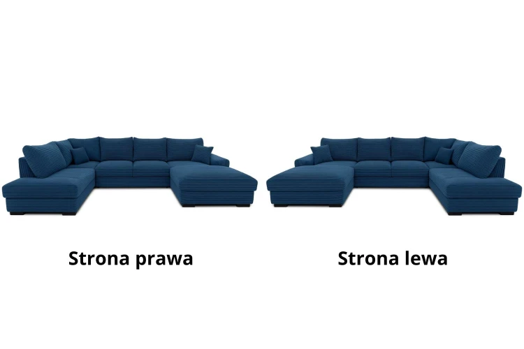 Narożnik Yola U Classic z funkcją spania i pojemnikiem na pościel - wybór strony Lewa/Prawa