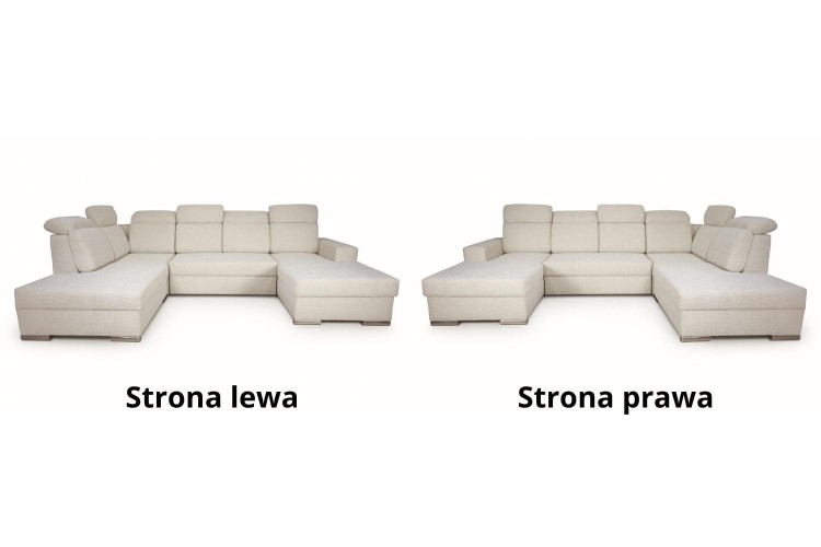 Narożnik Amado U - wybór strony narożnika Prawy/Lewy