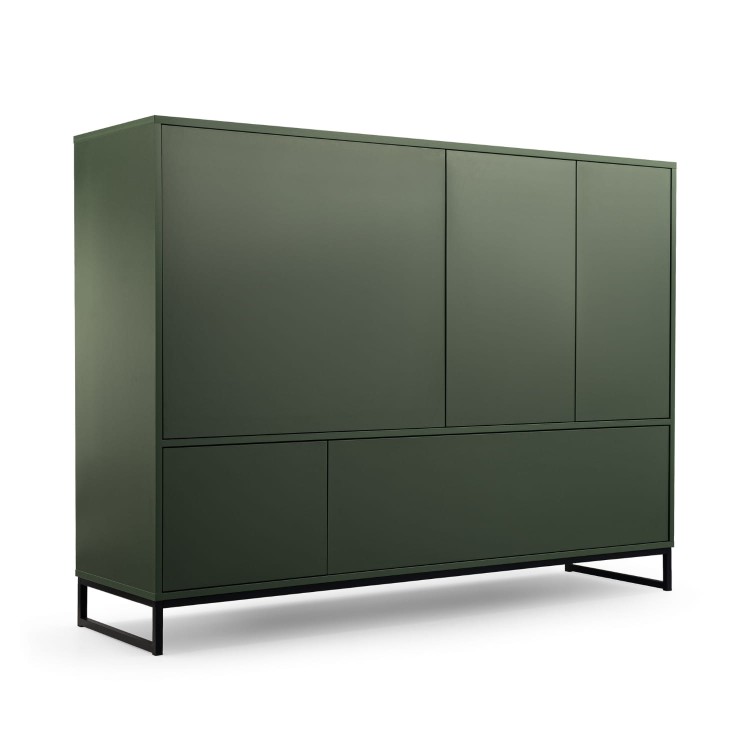 Komoda MONO 160 cm - Butelkowa zieleń