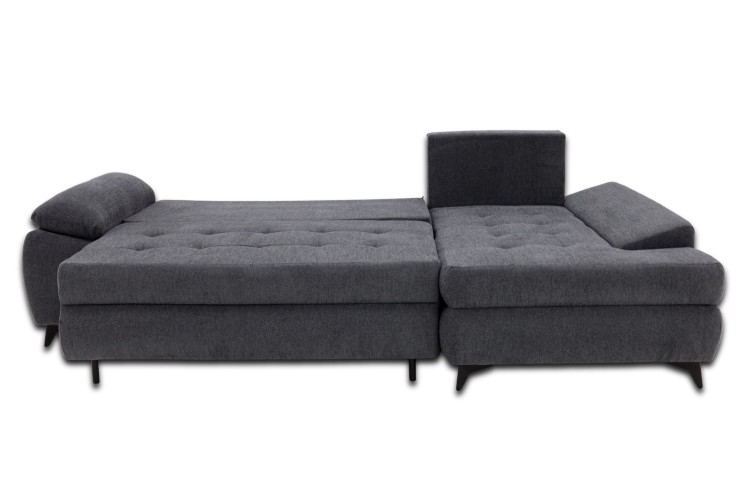 Narożnik Willy L Grafitowy - funkcja spania