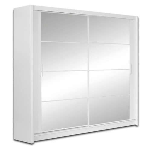 Szafa przesuwna NORD 203 cm z lustrem - widok główny