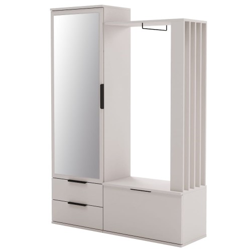 Garderoba SENSO 140 cm z lustrem do przedpokoju - widok główny