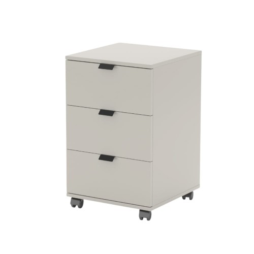 Biurko SMART 128 cm z Kontenerkiem - Beż piaskowy - Sam kontenerek