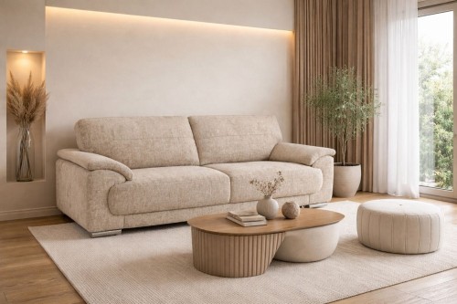 Sofa Venlo trzyosobowa - tkanina Onyx - Aranżacja