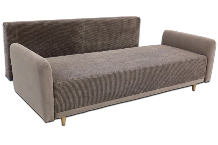Sofa Merino z funkcją spania i pojemnikiem na pościel - widok główny bez poduszek