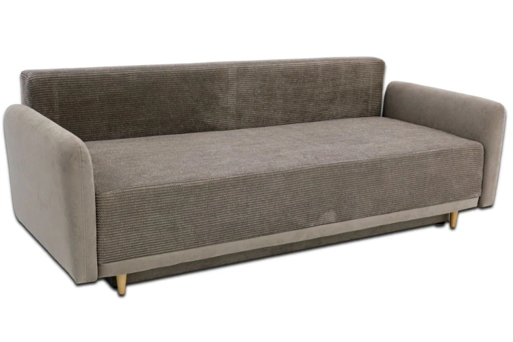 Sofa Merino z funkcją spania i pojemnikiem na pościel - widok główny bez poduszek