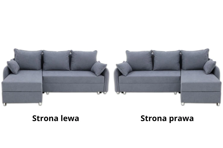 Narożnik Fado L z funkcją spania i dwoma pojemnikami na pościel - tkanina Primo - wybór strony Lewa/Prawa