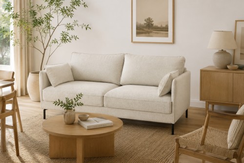Sofa Raven – styl i komfort w skandynawskim wydaniu - Tkanina Toro 140 - Aranżacja