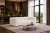 Sofa modułowa Marbella dwuosobowa z eleganckimi przeszyciami - tkanina Suprise Me - Aranżacja