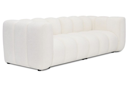 Sofa modułowa Marbella dwuosobowa z eleganckimi przeszyciami - tkanina Suprise Me - widok główny