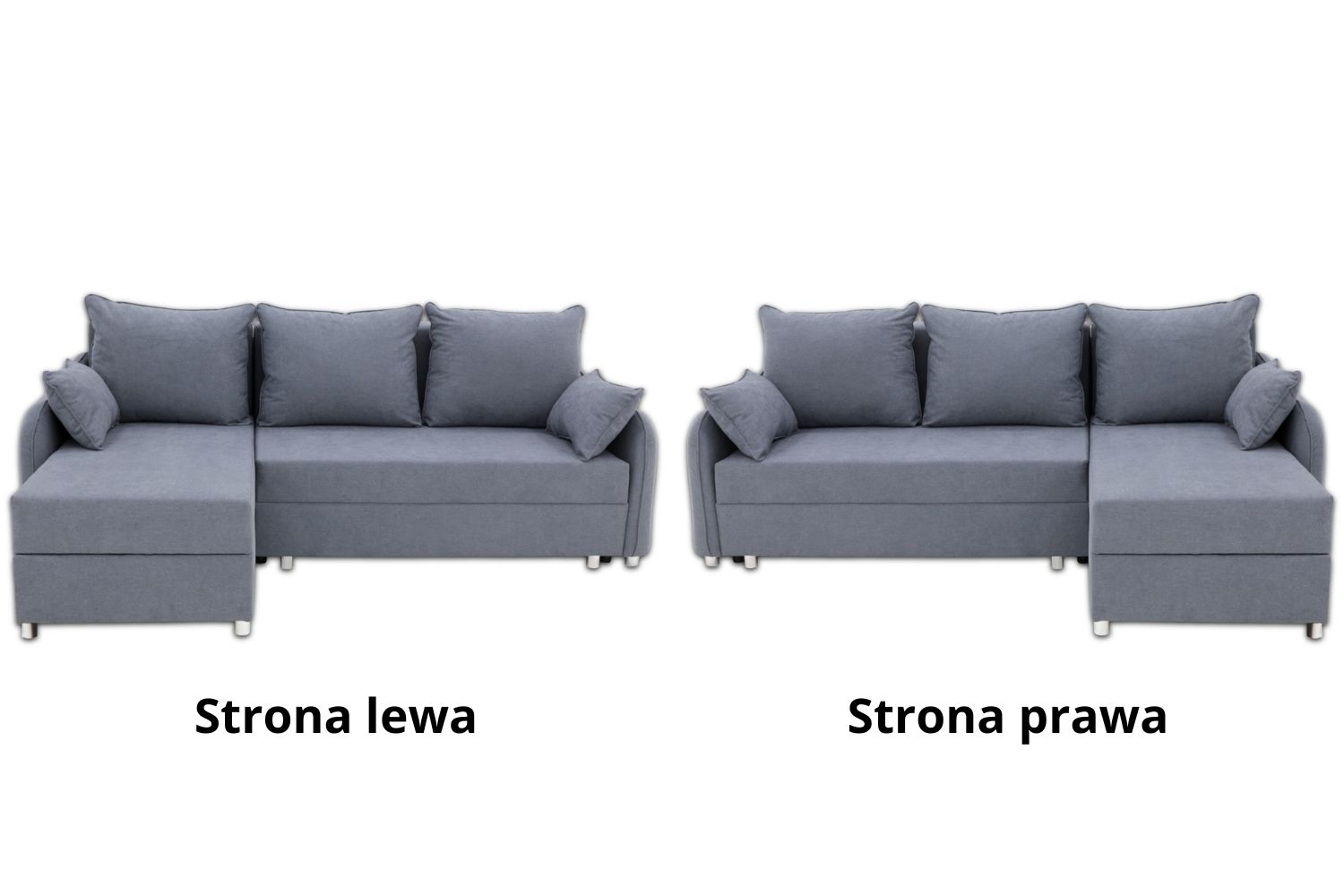 Narożnik Fado L z funkcją spania i dwoma pojemnikami na pościel - tkanina Primo - wybór strony Lewa/Prawa