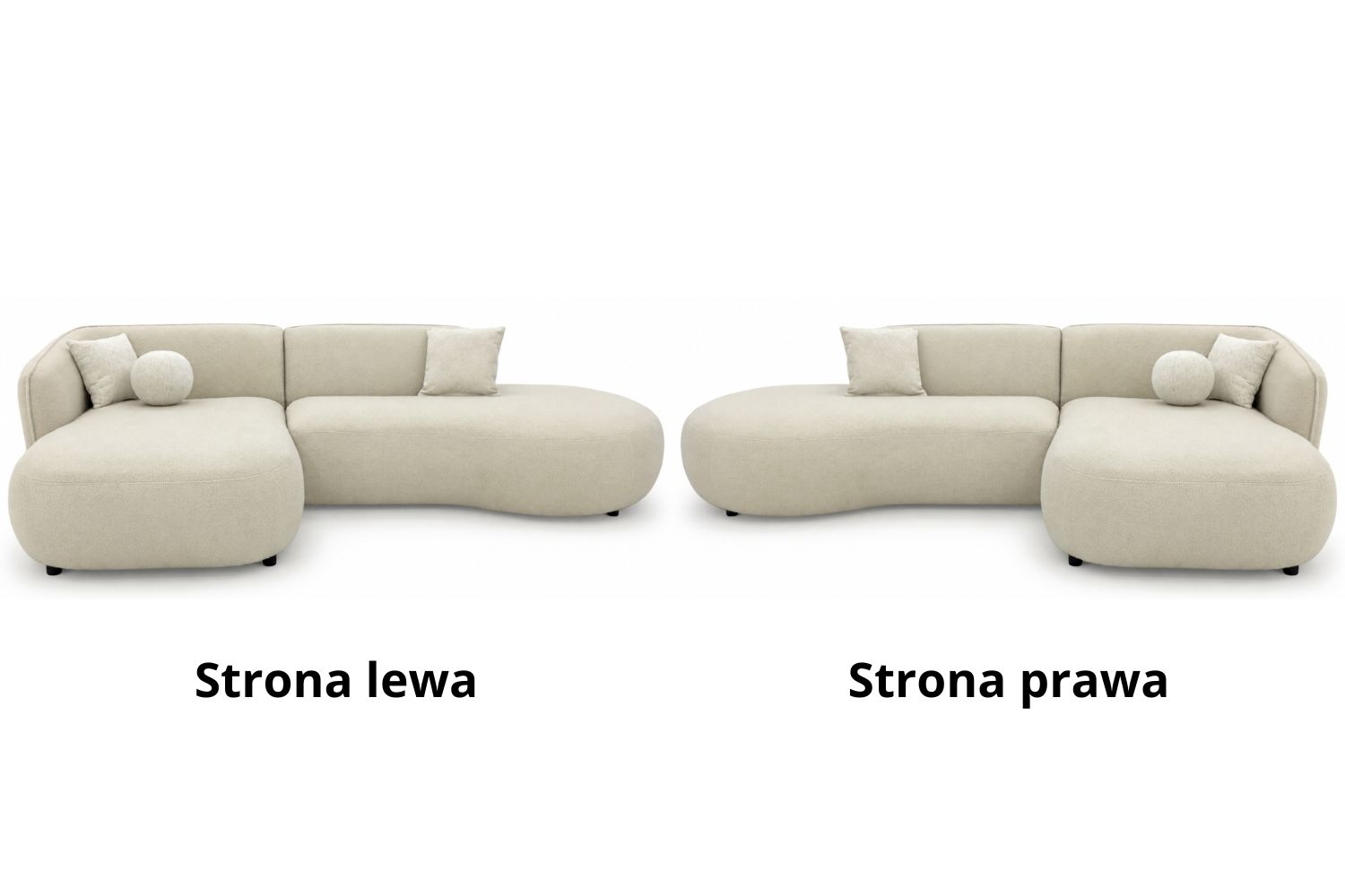 Narożnik Laures Lounge z poduszkami - wybór strony