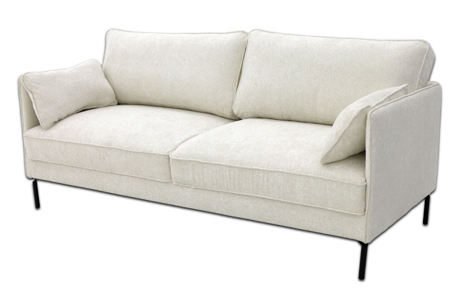 Sofa Raven – styl i komfort w skandynawskim wydaniu - Tkanina Toro 140 - widok z innego profilu